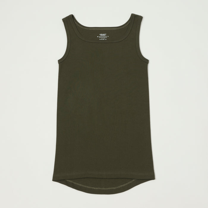 Heimat Fine Ribbed Vest - Military Green