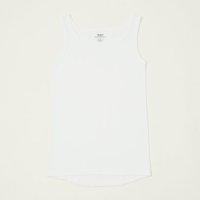 Heimat Fine Ribbed Vest - White