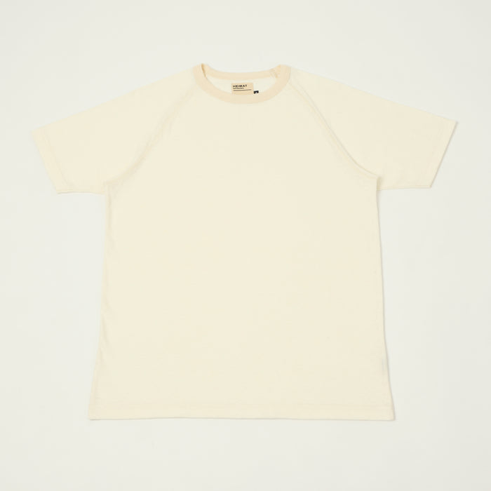Heimat Raglan Sleeve Cotton Hemp T-Shirt - Seashell