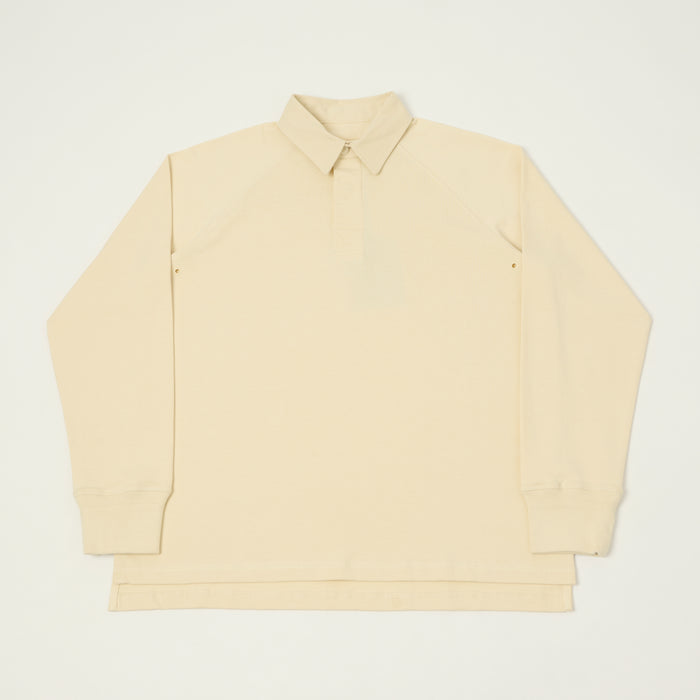 Heimat Raglan Sleeve Rugby Shirt - Seashell