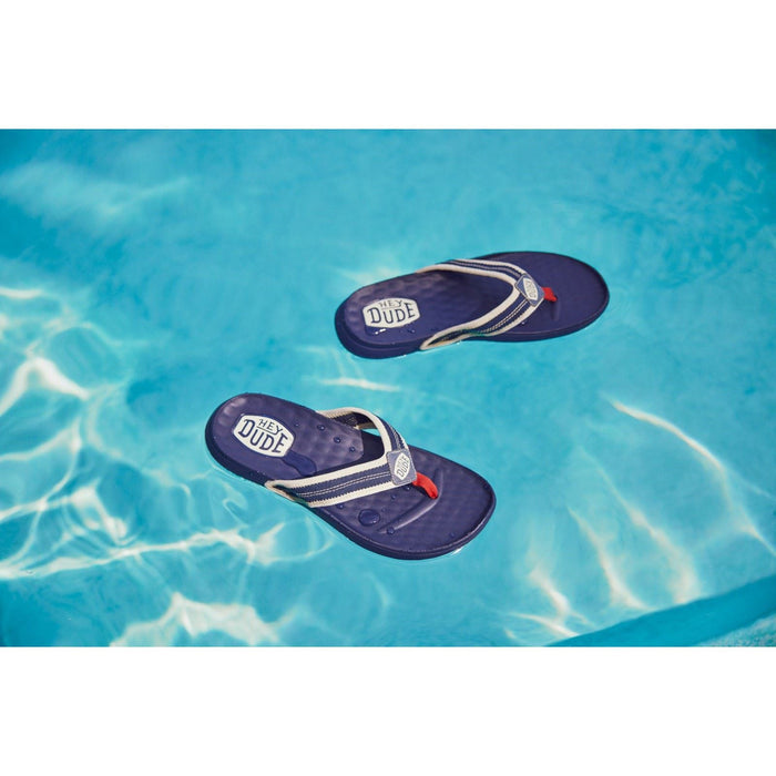 HEYDUDE Myers Flip Sport Mode Synthetic Men's Navy/Navy Sandals