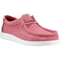 HEYDUDE Wally Jute Jute Men's Claret Red/Silver Birch Moccasins Shoes