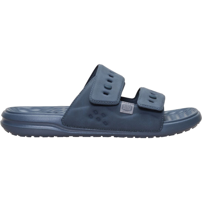 HEYDUDE Wave 2 Strap Polyurethane Men's Turbulence Blue Sandals