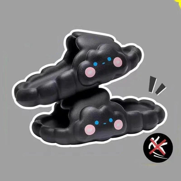 Mandotos home bathroom slipper with a cloud design, featuring a slip-resistant surface for safe, comfortable use.