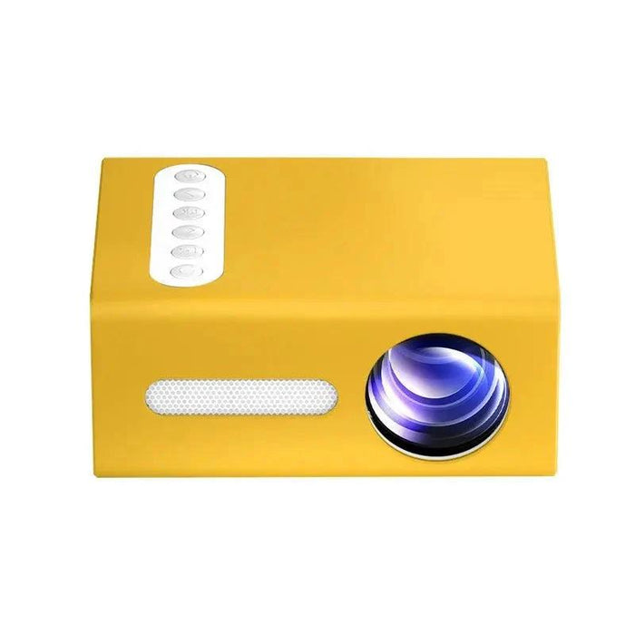 Mandotos Home Office T300 Mini Projector with HD 1080P resolution, compact design, suitable for presentations and home entertainment.