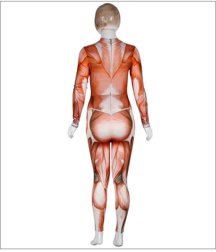 Human Body Halloween Jumpsuit Costume