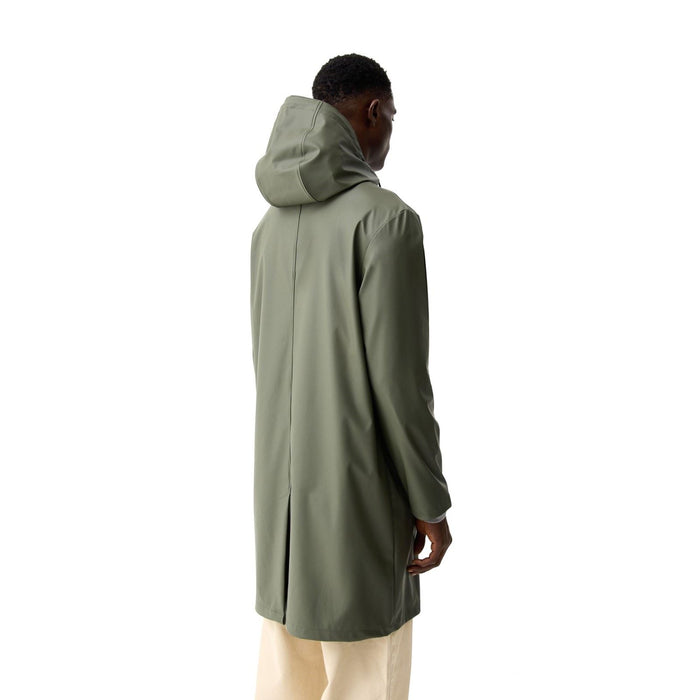 Hunter Andrea PU Rain Coat Green Rain Coat
