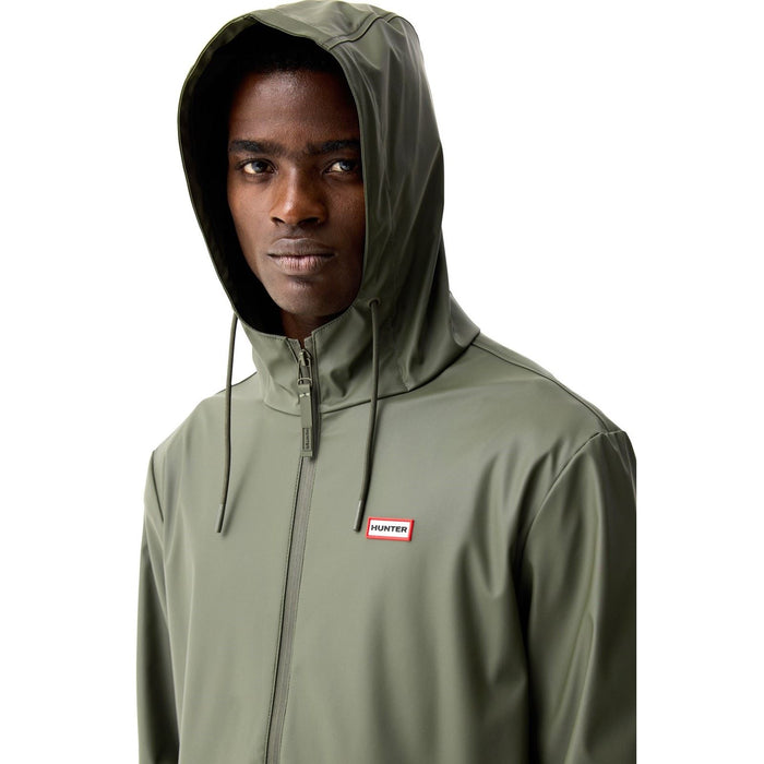 Hunter Andrea PU Rain Coat Green Rain Coat