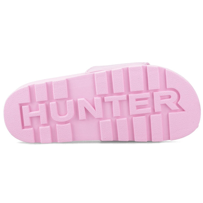 Hunter Core Embossed Slider Synthetic Women's Prism Pink Slides