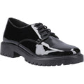 Hush Puppies Aubrey Leather Junior Girl's Black Derby Shoes