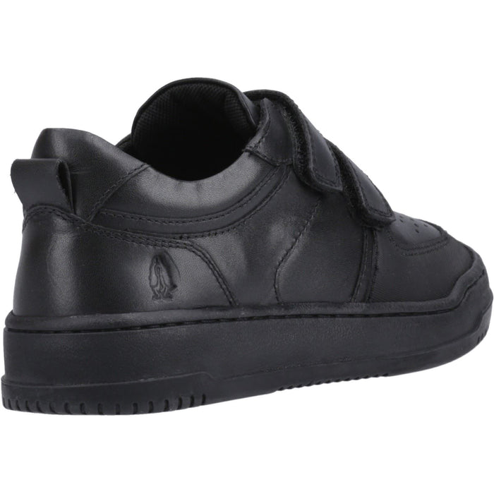 Hush Puppies Daxton Leather Junior Black Trainers