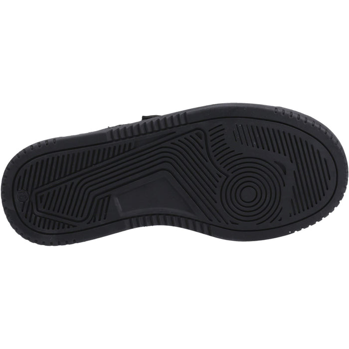 Hush Puppies Daxton Leather Junior Black Trainers