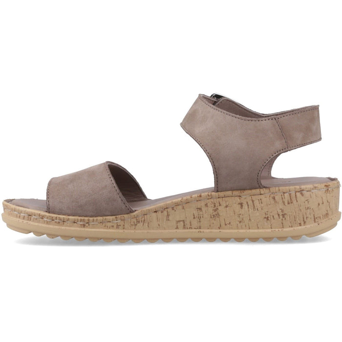 Hush Puppies Ellie Leather Women's Fossil Sandals