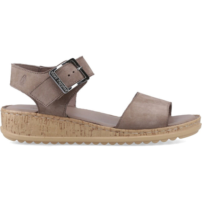 Hush Puppies Ellie Leather Women's Fossil Sandals