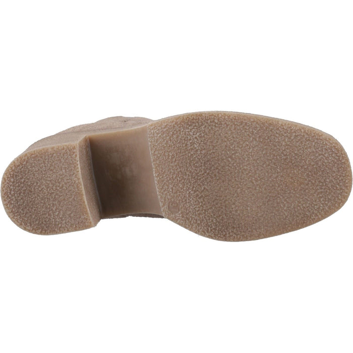 Hush Puppies Felicia Suede Women's Taupe Heeled Chelsea Boots