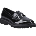 Hush Puppies Grazia Patent Leather Junior Black Loafers