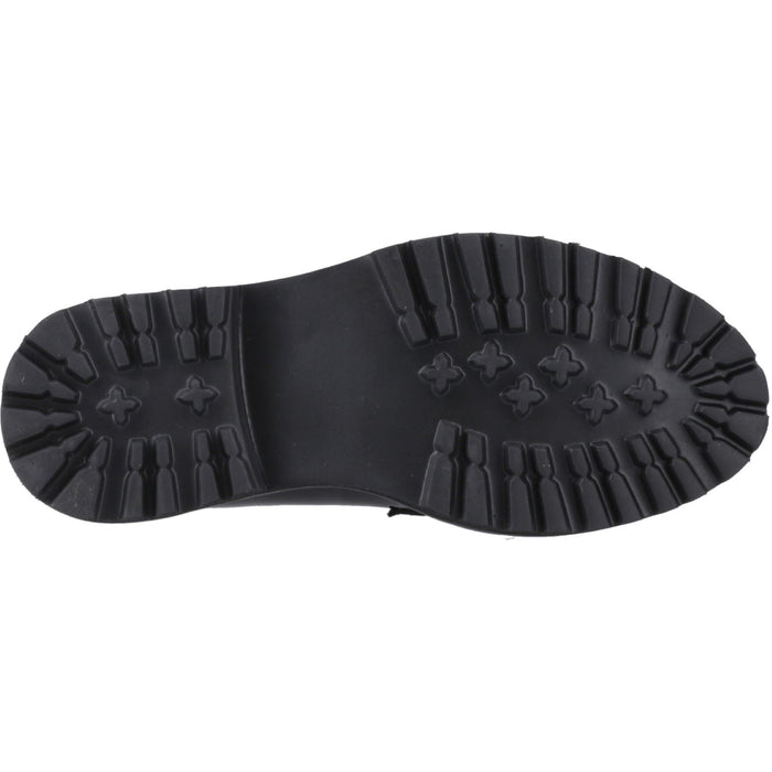 Hush Puppies Grazia Patent Leather Junior Black Loafers