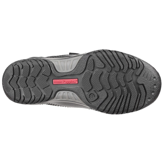 Hush Puppies Jezza Junior Black Leather Shoes