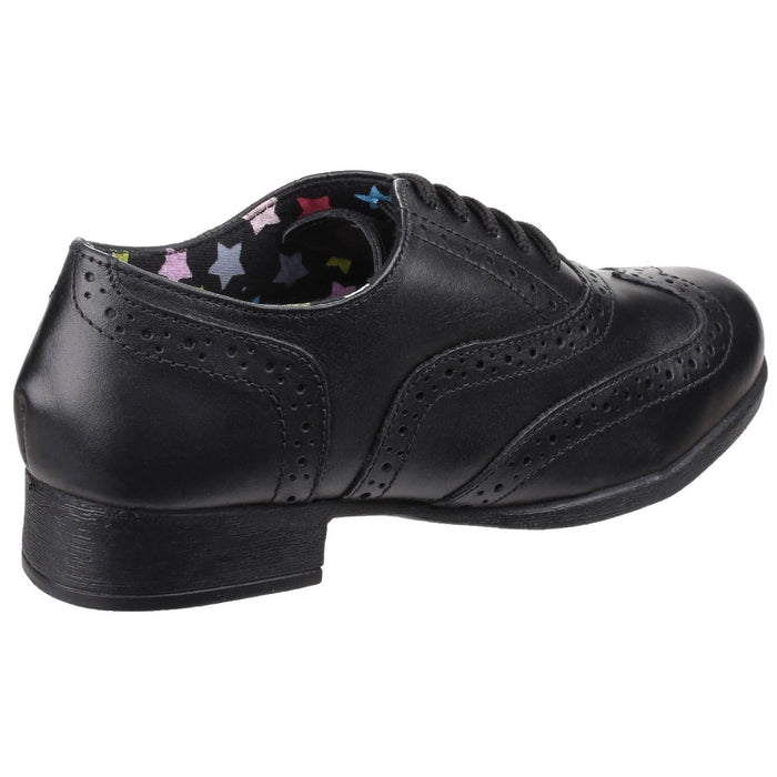 Hush Puppies Kada Black Leather Brogues