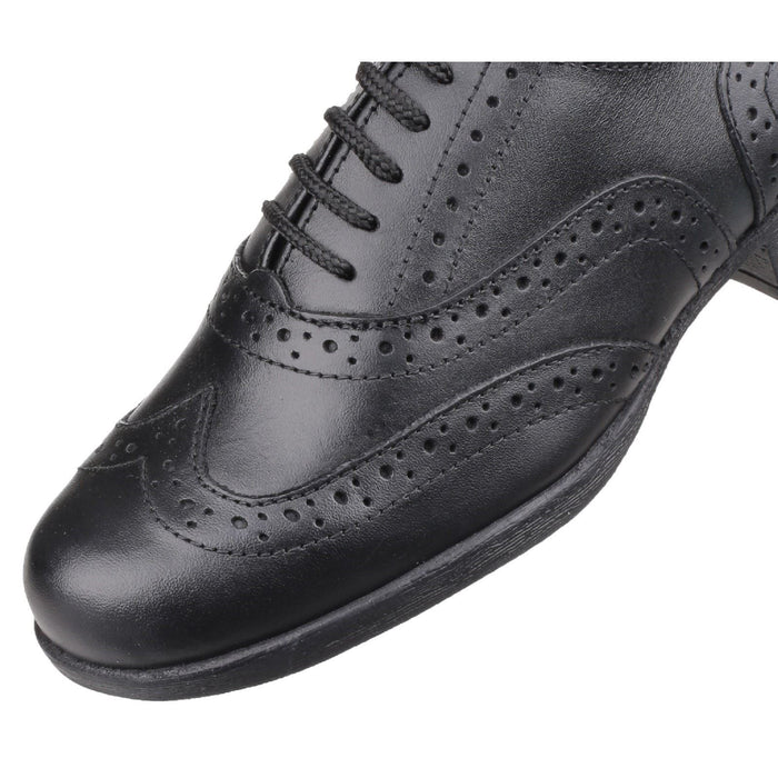 Hush Puppies Kada Black Leather Brogues