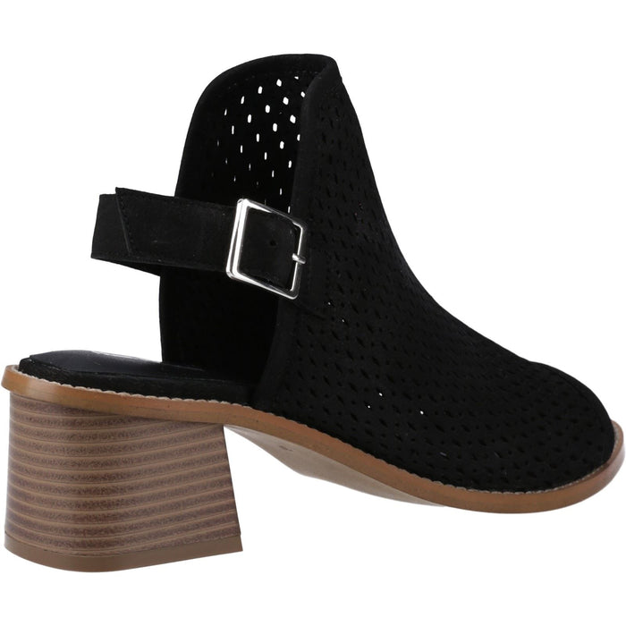 Hush Puppies Louise Heeled Leather Women's Black Heels