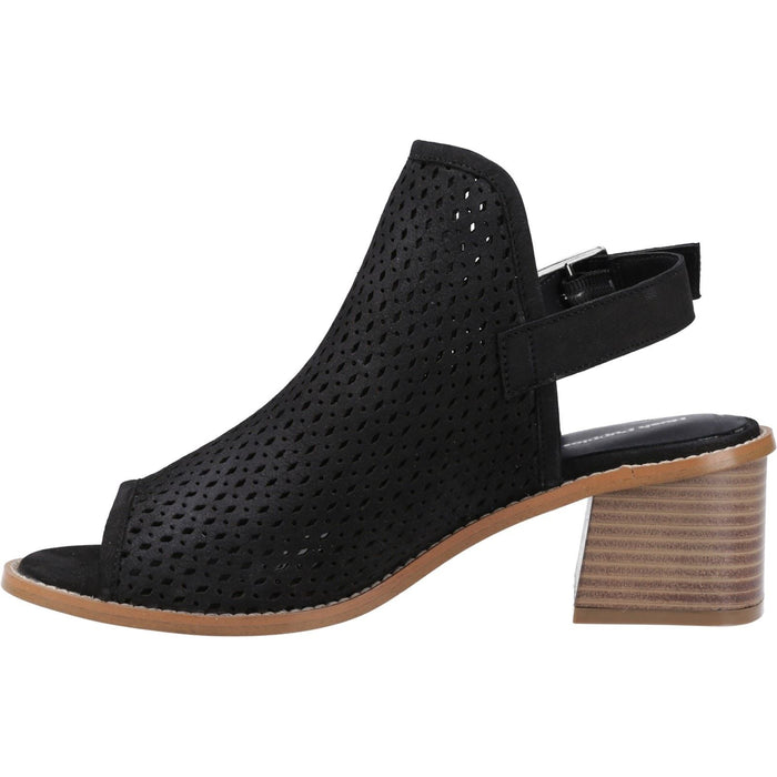 Hush Puppies Louise Heeled Leather Women's Black Heels