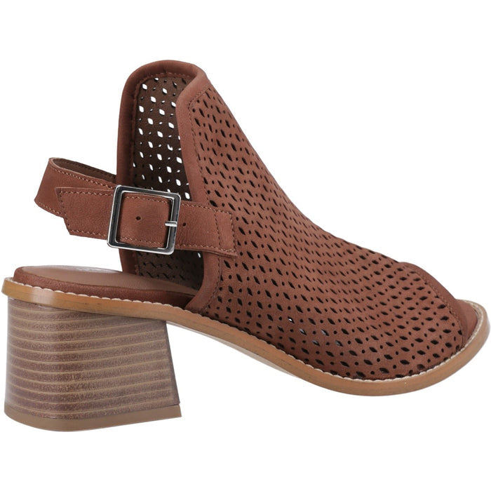 Hush Puppies Louise Heeled Leather Women's Brown Heels