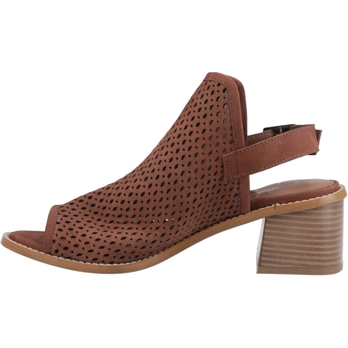 Hush Puppies Louise Heeled Leather Women's Brown Heels