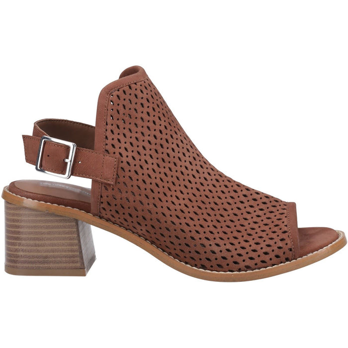 Hush Puppies Louise Heeled Leather Women's Brown Heels