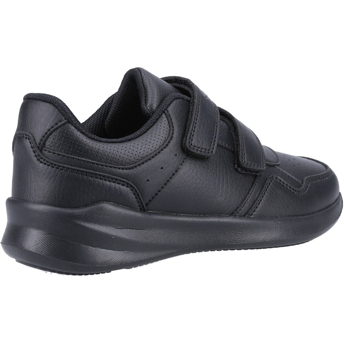 Hush Puppies Marling Easy Youth Synthetic Black Shoes