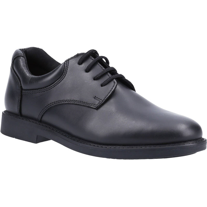 Hush Puppies Tim Black Leather Shoes