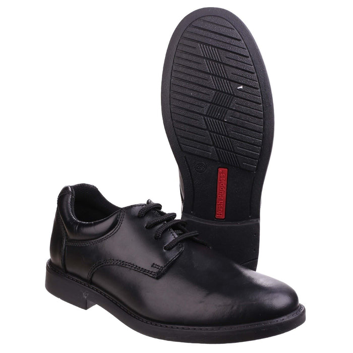 Hush Puppies Tim Black Leather Shoes