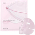 Mandotos Hydrating Collagen Facial Mask with nourishing ingredients, shown on a skincare display with a clean, white background.