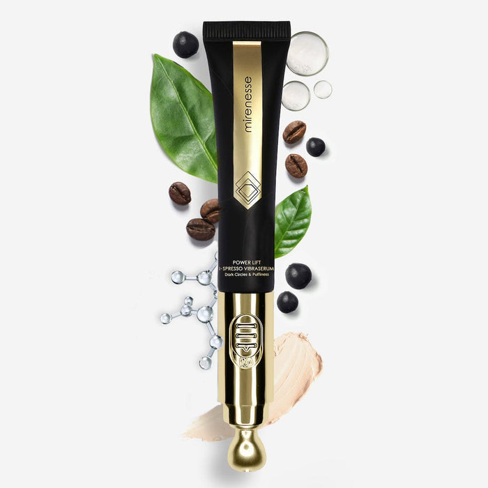 MIRENESSE SKINCARE i-Spresso Vibraserum (Eye Serum) Dark Circles & Puffiness- Vibrating Cooling Applicator 15g