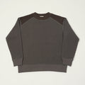 Jackman Midneck Waffle Sweatshirt - Falcon Grey/Wood