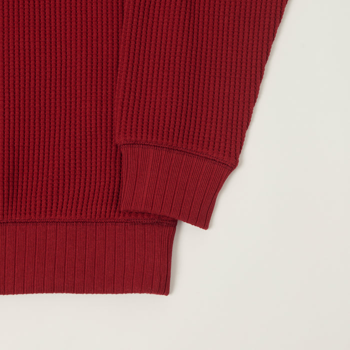 Jackman Midneck Waffle Sweatshirt - Ketchup