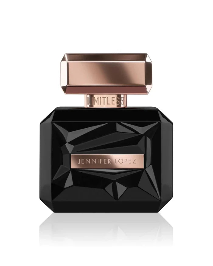 JLo Empower Eau De Parfum by Mandotos International in 1 oz bottle, vibrant woody amber scent, elegant perfume packaging