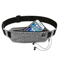 Mandotos Jogger's Essential Waist Belt shown in black with adjustable strap and sleek design for active wear and comfort.