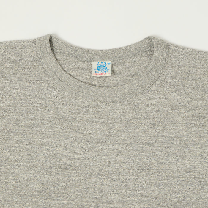 John Gluckow Lot. JG-CS06 Plain T-Shirt - Heather Grey