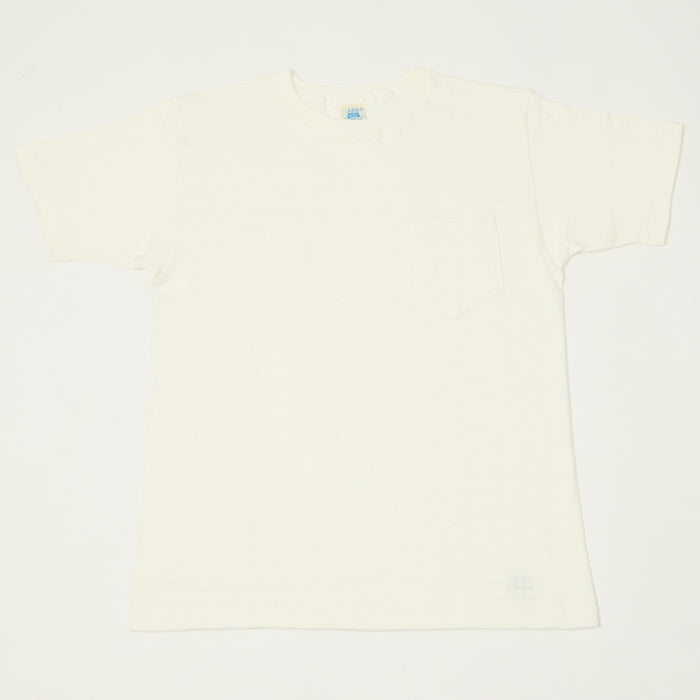 John Gluckow Lot. JG-CS07 'Keeper' Pocket T-Shirt - Off White