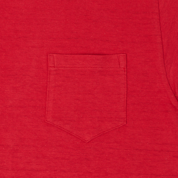 John Gluckow Lot. JG-CS07 'Keeper' Pocket T-Shirt - Red