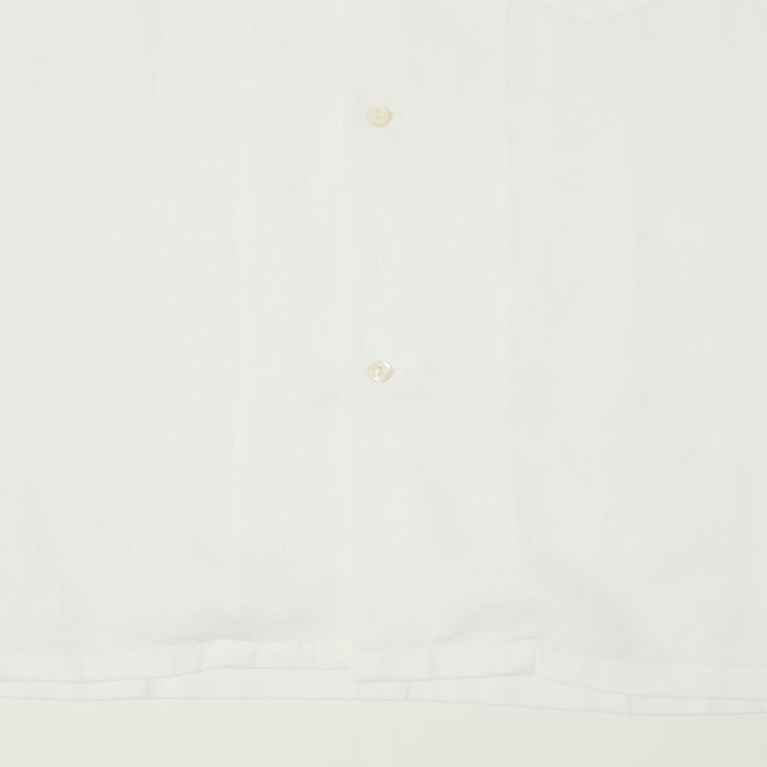 Knickerbocker 'Marina' Linen Camp Shirt - White