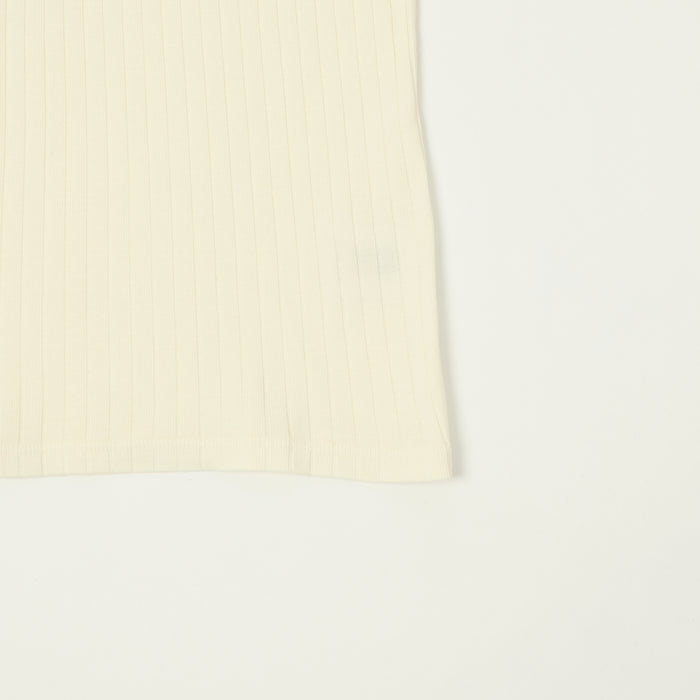 Knickerbocker Ribbed Tank Top - Milk