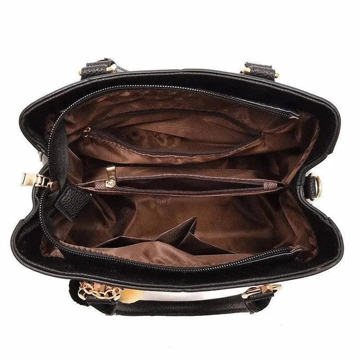 Luxury MANDOTOS women's crossbody handbag with sleek design, perfect for stylish ladies and everyday use.