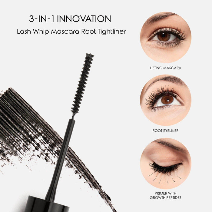 MIRENESSE MASCARA 5g / 0.17oz / Black Lash Whip Tubing Mascara 24hr Root Tightliner With Micro Brush Black