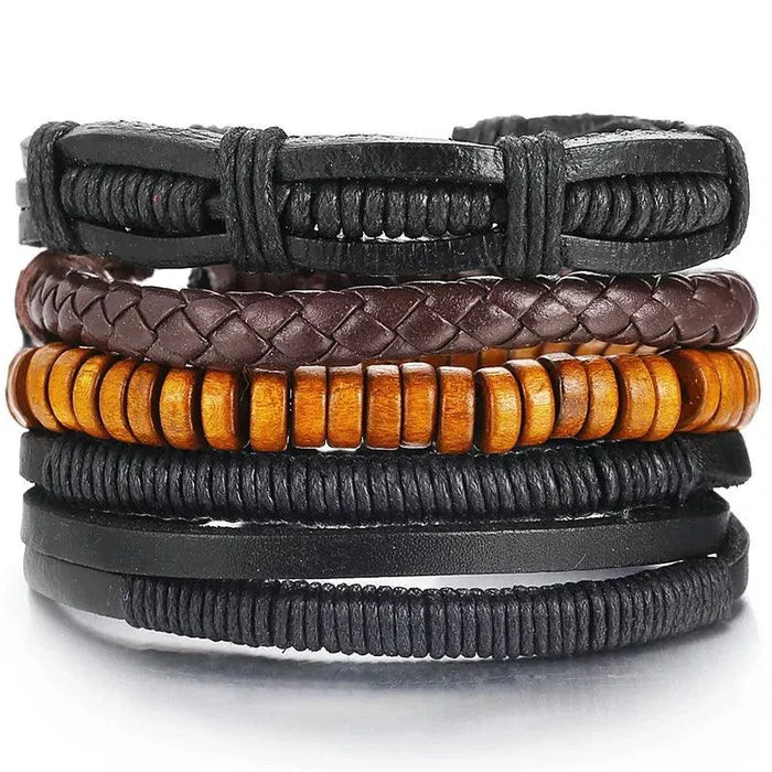 Black Yellow Brown / Beads