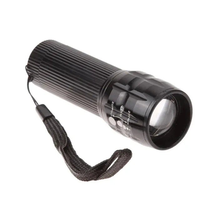 Mandotos LED bike lights with 3 modes mounted on a bicycle, showcasing bright illumination and versatile lighting options.