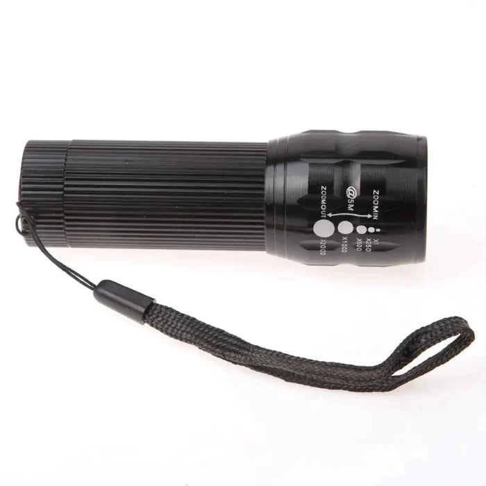 Mandotos LED bike lights with three modes, mounted on a bicycle, providing bright illumination for night riding.