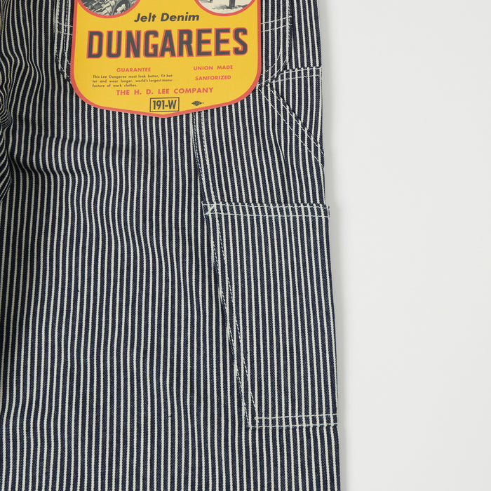 Lee Archives 1949 'Dungaree' 191B Wide Straight Trouser - Hickory Stripe Raw