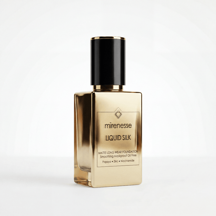 MIRENESSE FOUNDATION New Liquid Silk Matte Long Wear Foundation Spf25-Light | Medium Shades